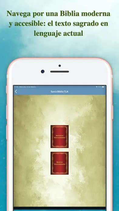 Capturas de pantalla de Biblia TLA Lenguaje Actual