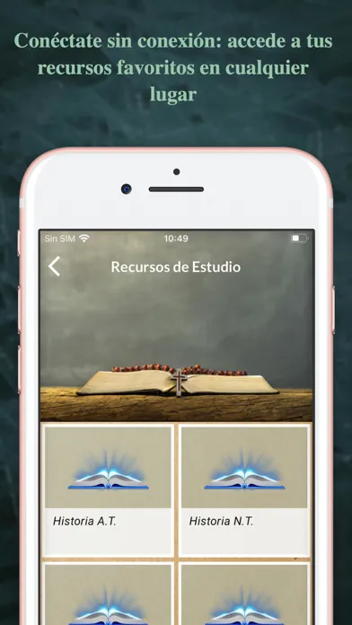 Capturas de pantalla de Biblia TLA Lenguaje Actual