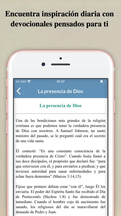 Capturas de pantalla de Biblia TLA Lenguaje Actual