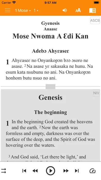 Ảnh chụp màn hình của Asante Twi Bible