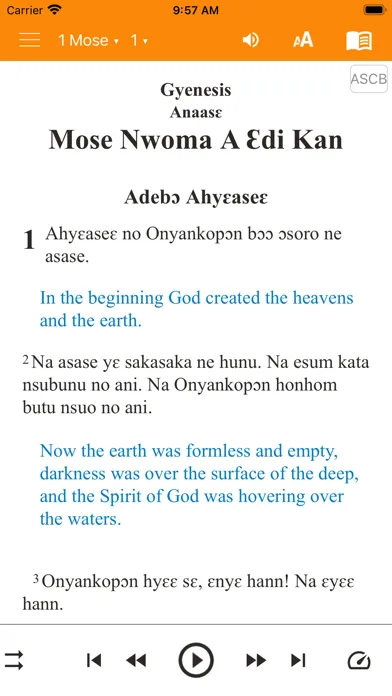 Ảnh chụp màn hình của Asante Twi Bible
