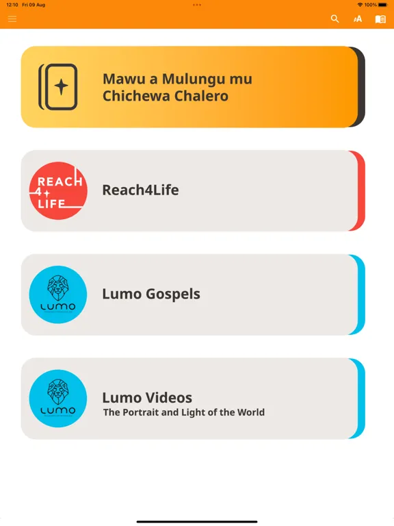 Chichewa Bible iPad 应用截图