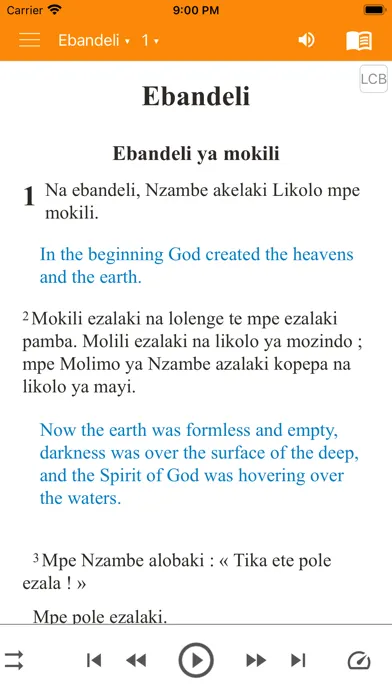 Lingala Bible應用截圖