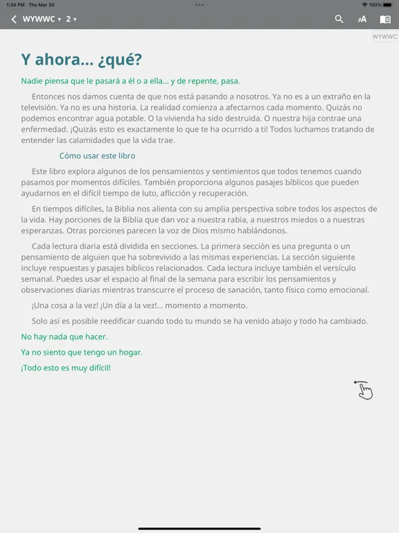 Captures d'écran de NVI Santa Biblia iPad 