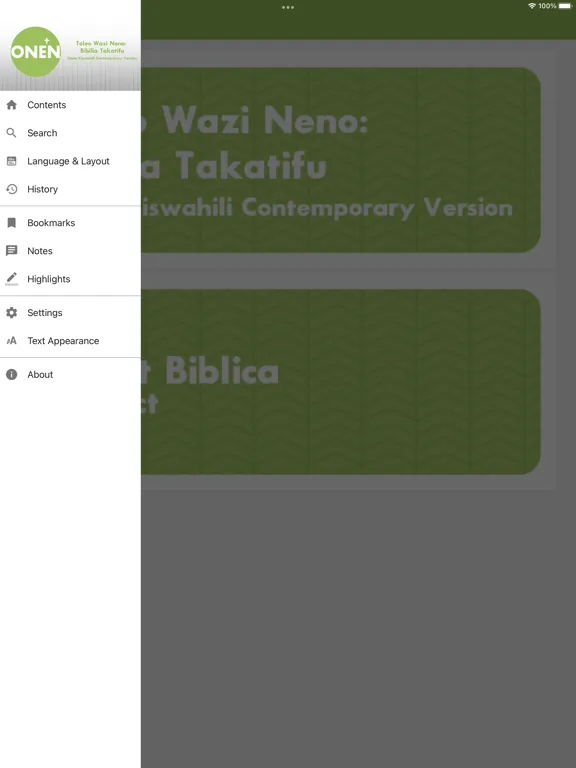 Bibilia Takatifu iPad  سکرین شاٹس