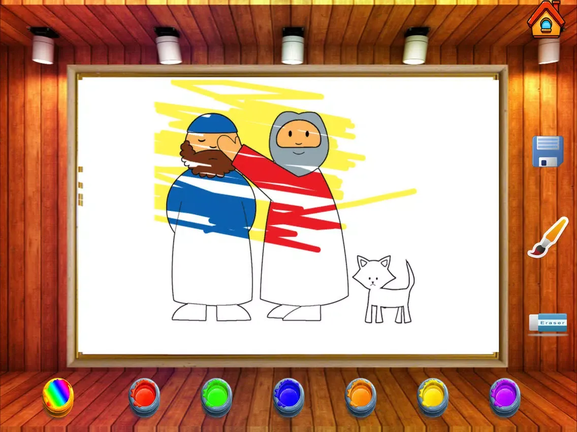 Ảnh chụp màn hình của Coloring Stories for Kids iPad 