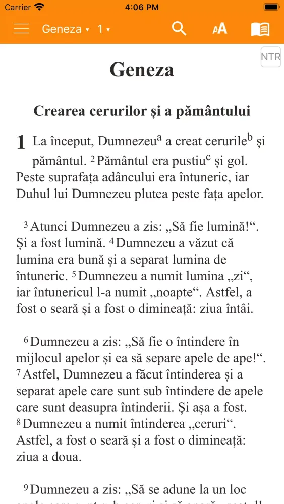 Romanian Bible Screenshots