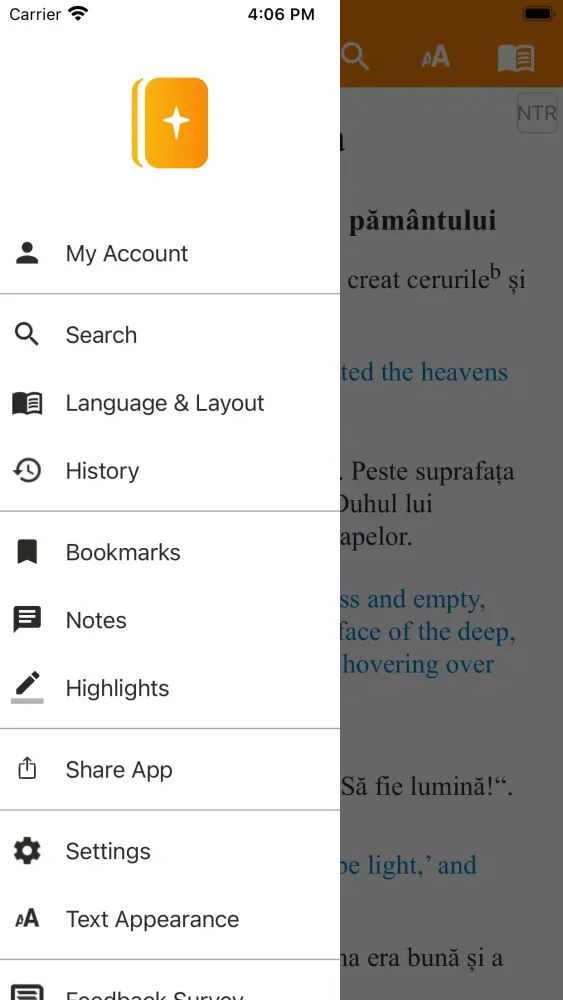 Romanian Bible Screenshots