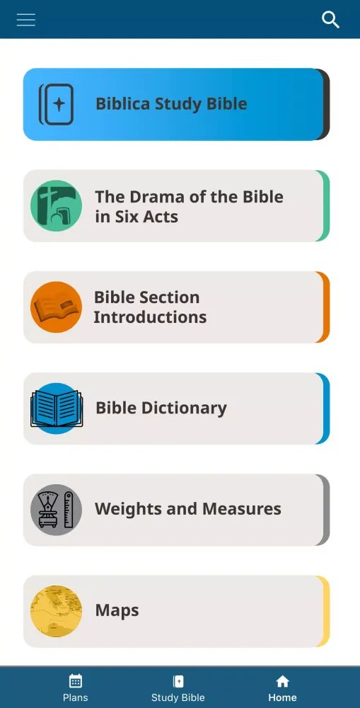 Capturas de pantalla de Biblica Study Bible