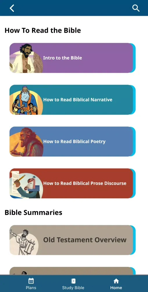 Capturas de pantalla de Biblica Study Bible