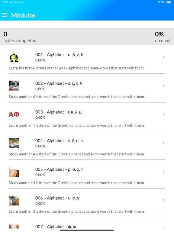 Biblical Greek iPad Screenshots