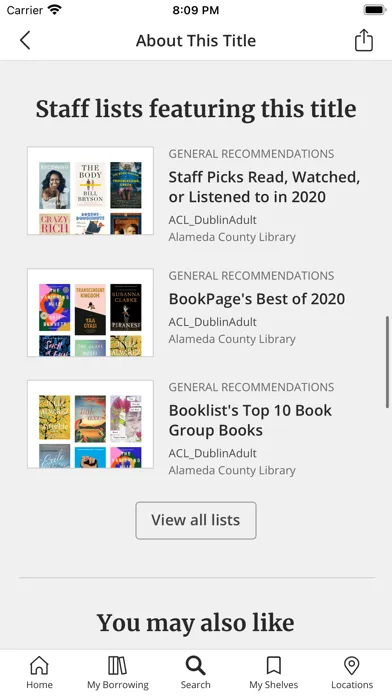 Alameda County Library سکرین شاٹس