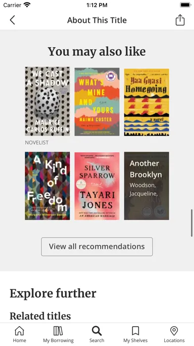 Screenshot di ArapApp / Arapahoe Libraries