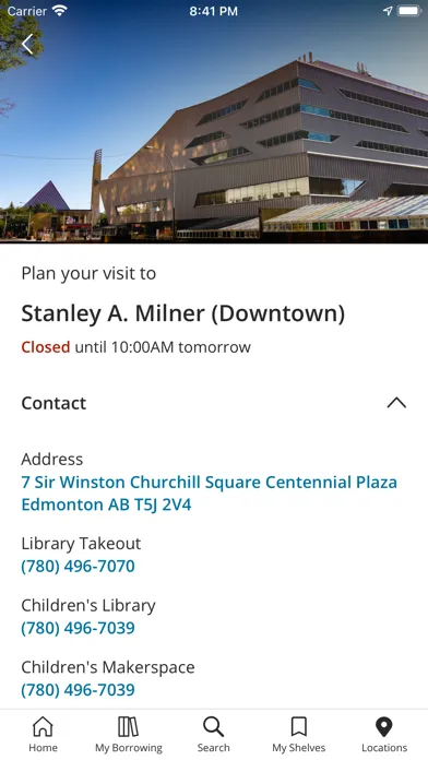 Edmonton Public Library Ekran Görüntüleri
