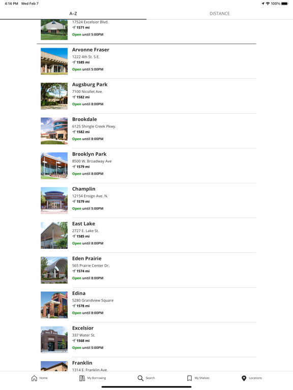 Hennepin County Library iPad  Screenshots