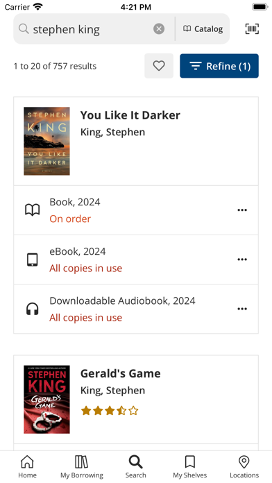 Hennepin County Library Screenshots