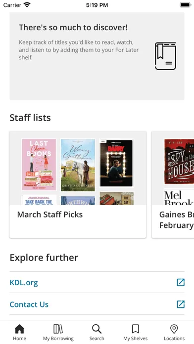 Kent District Library / KDL Screenshots