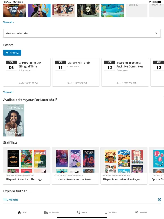 TRL Go iPad Screenshots