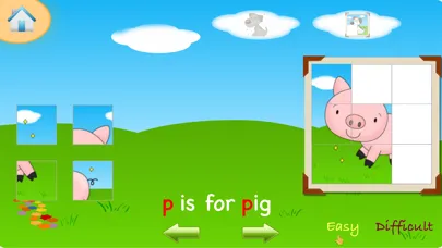 Zrzuty ekranu ABC Jigsaw Game for Kids
