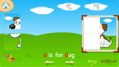 Zrzuty ekranu ABC Jigsaw Game for Kids