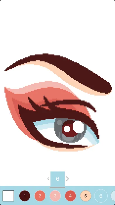 Pixel by Number Make Pixel Art Screenshots