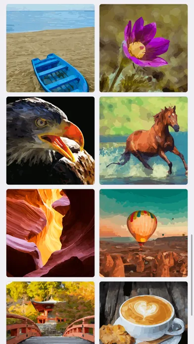 صور Oil Painting - Color By Number