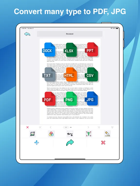 Captures d'écran de PDF Scan Document: Scanner App iPad 