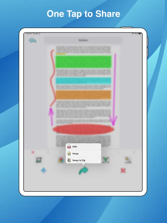 Captures d'écran de PDF Scan Document: Scanner App iPad 
