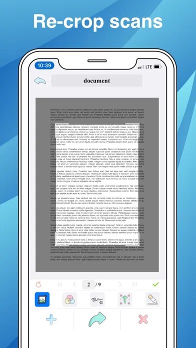 Captures d'écran de PDF Scan Document: Scanner App