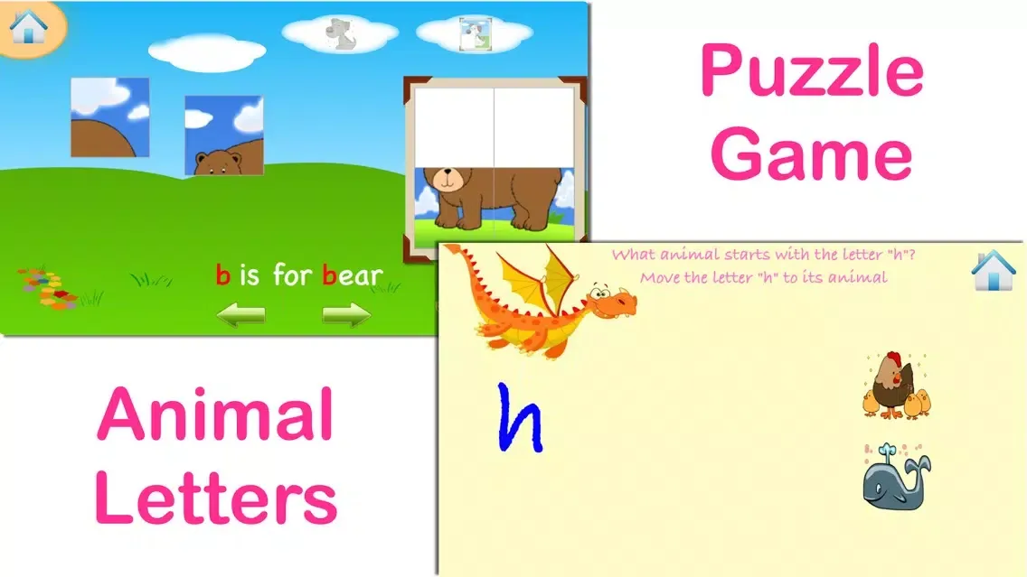 ABC Kids by Color paint,Memory animal,Jigsaw Pro Screenshots