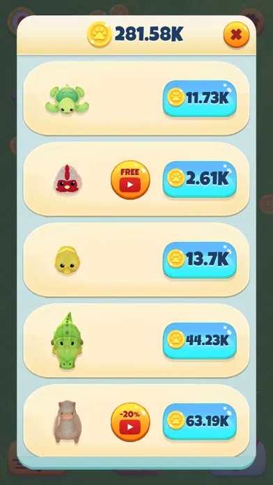 Animal Merge Run Screenshots