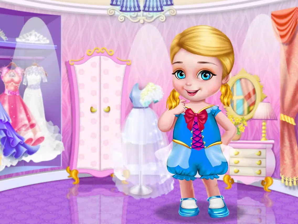 Capturas de tela do Baby Girls Flower Wedding Party iPad 