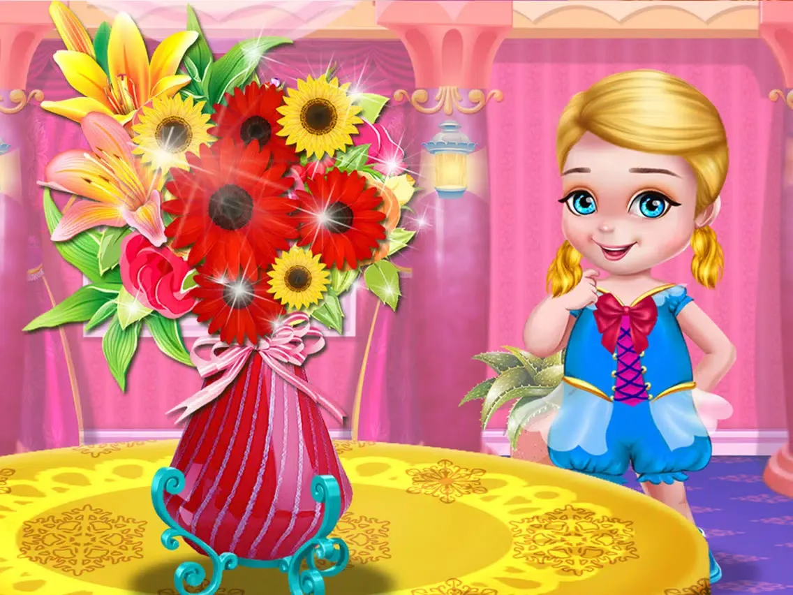 Capturas de tela do Baby Girls Flower Wedding Party iPad 