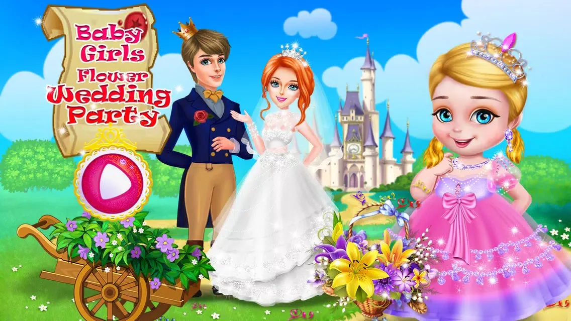 Capturas de tela do Baby Girls Flower Wedding Party