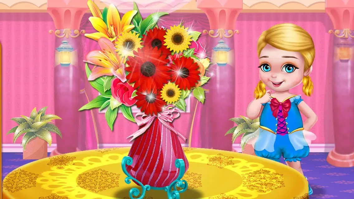 Capturas de tela do Baby Girls Flower Wedding Party
