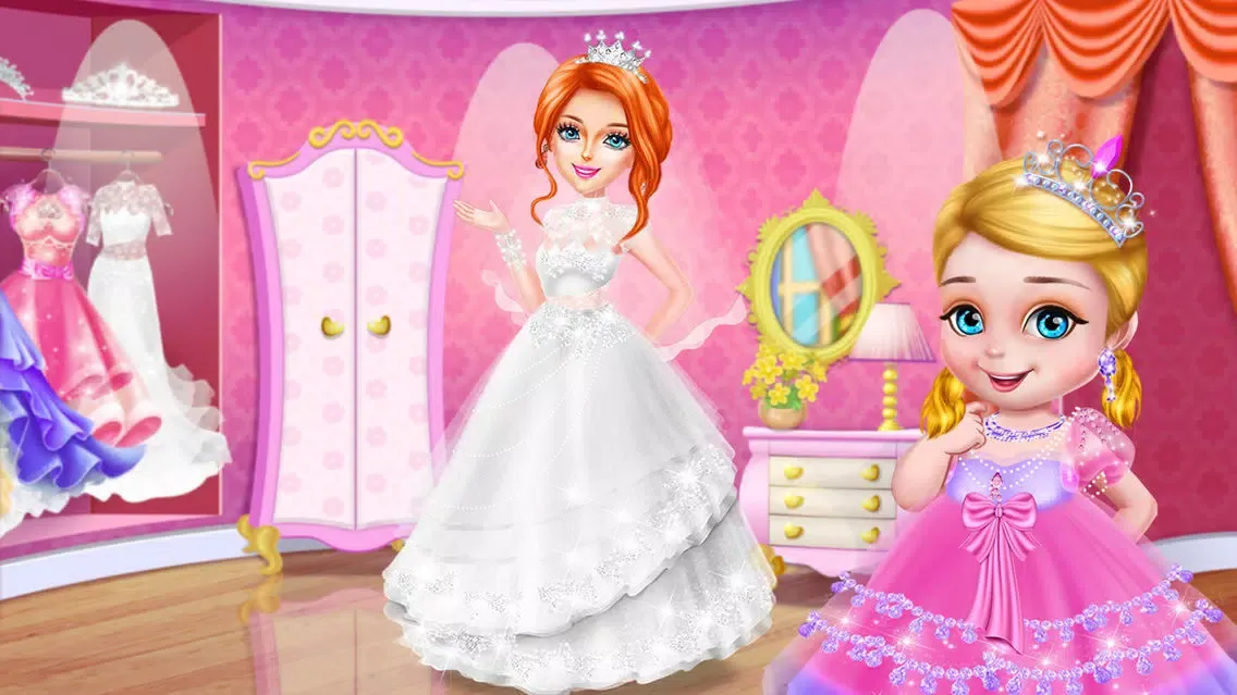 Capturas de tela do Baby Girls Flower Wedding Party
