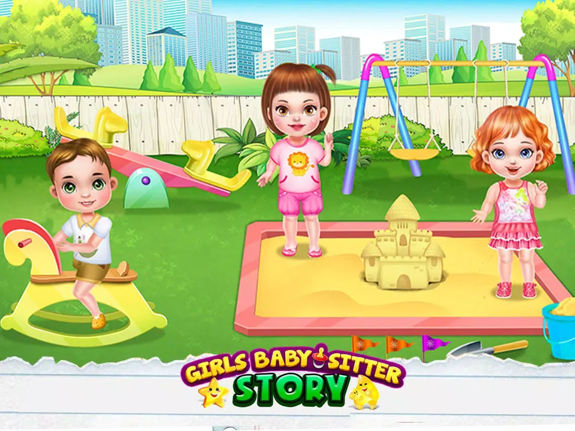 Captures d'écran de Little Girls Babysitter Day Care Story iPad 
