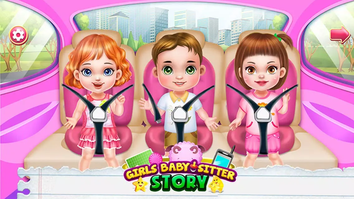Captures d'écran de Little Girls Babysitter Day Care Story
