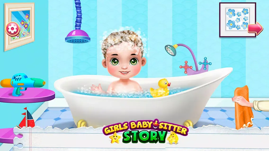 Captures d'écran de Little Girls Babysitter Day Care Story