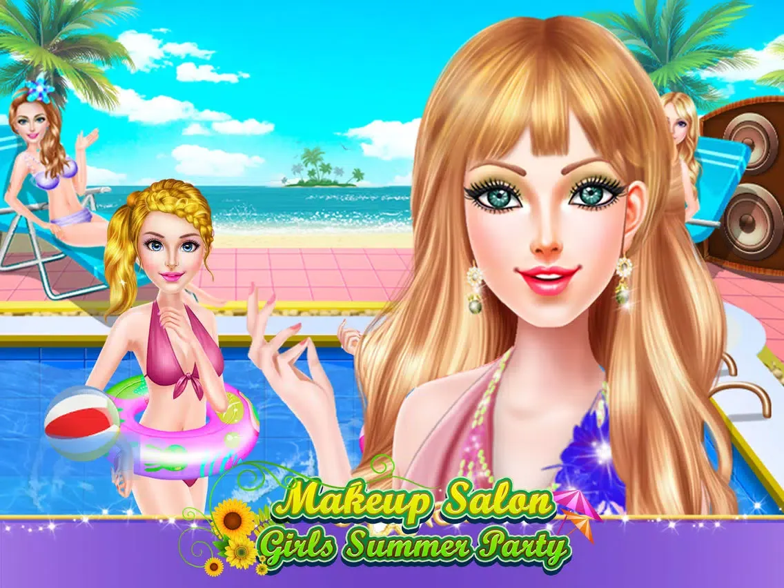 Makeup Salon- Girls Summer Party iPad  स्क्रीनशॉट
