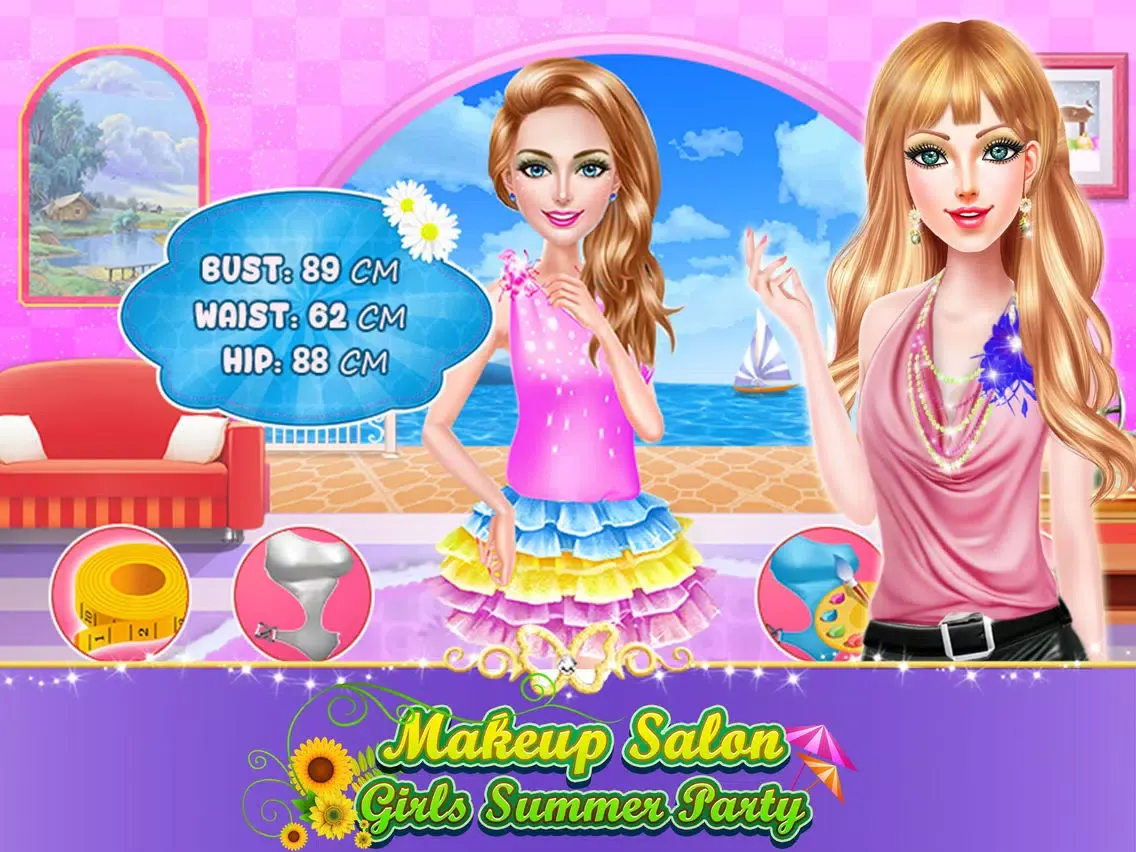 Makeup Salon- Girls Summer Party iPad  स्क्रीनशॉट