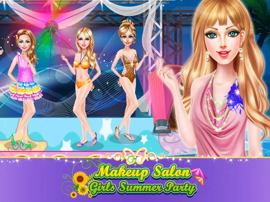 Makeup Salon- Girls Summer Party iPad  स्क्रीनशॉट