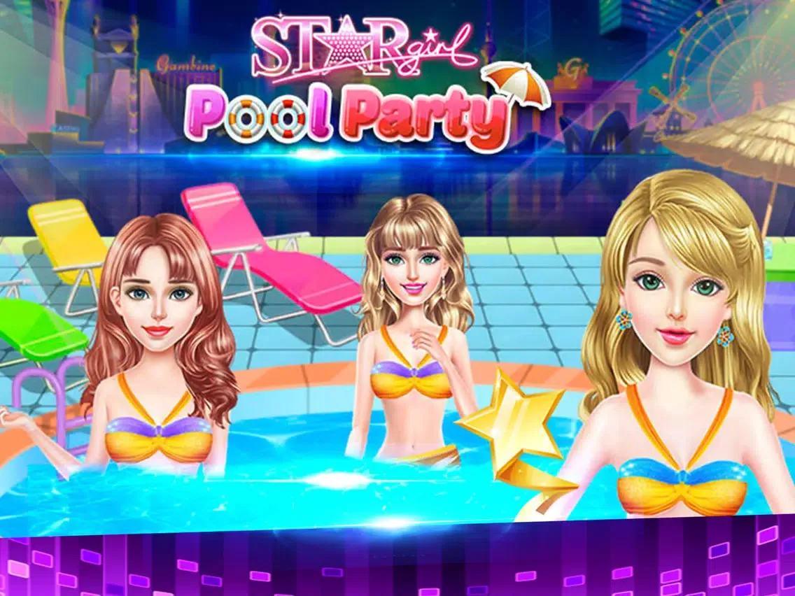 Star Girls Pool Party iPad  سکرین شاٹس
