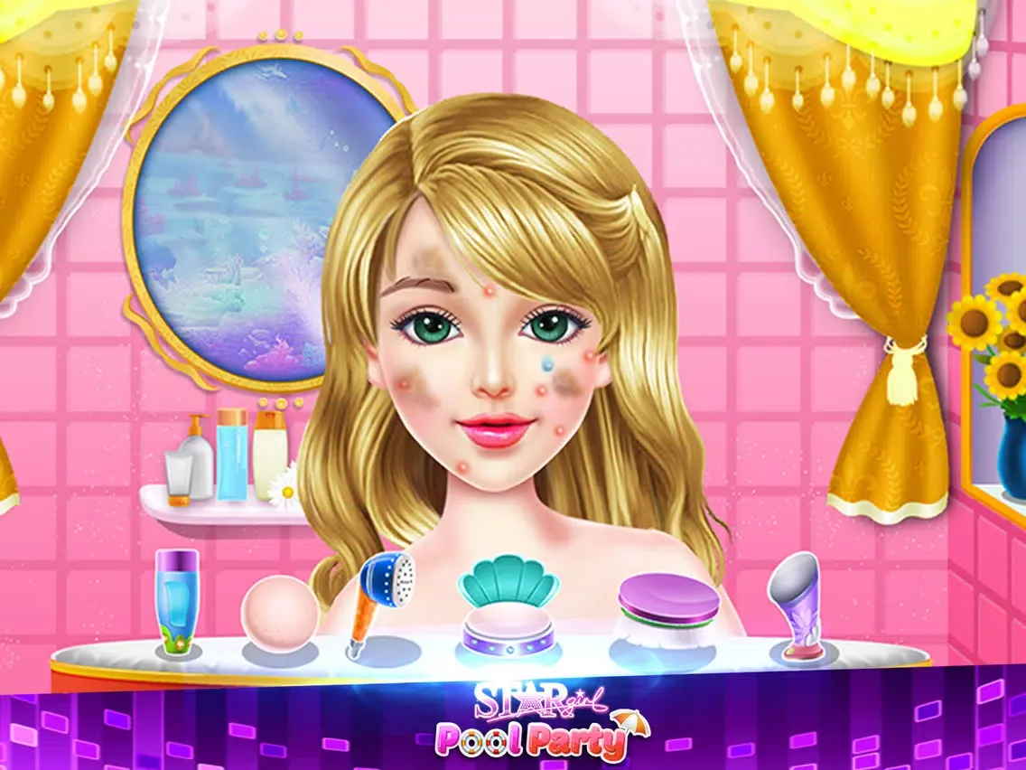 Star Girls Pool Party iPad  سکرین شاٹس