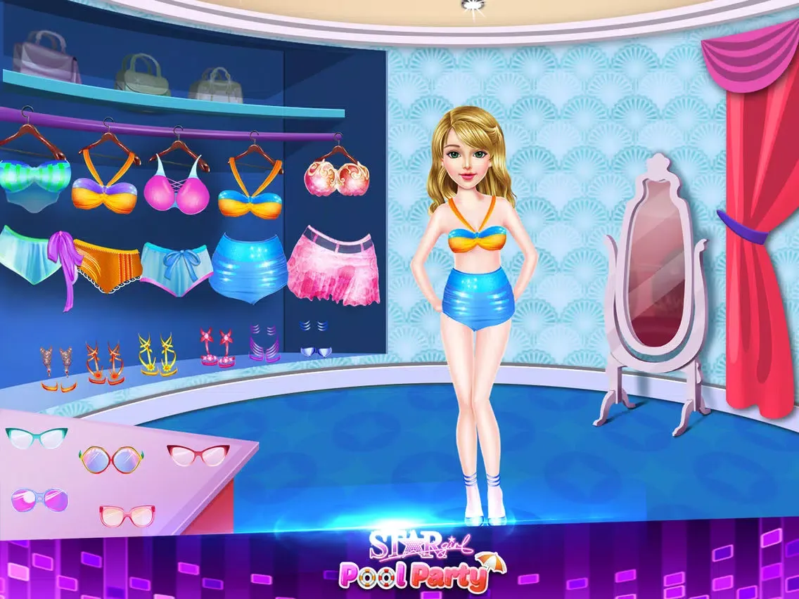 Star Girls Pool Party iPad  سکرین شاٹس