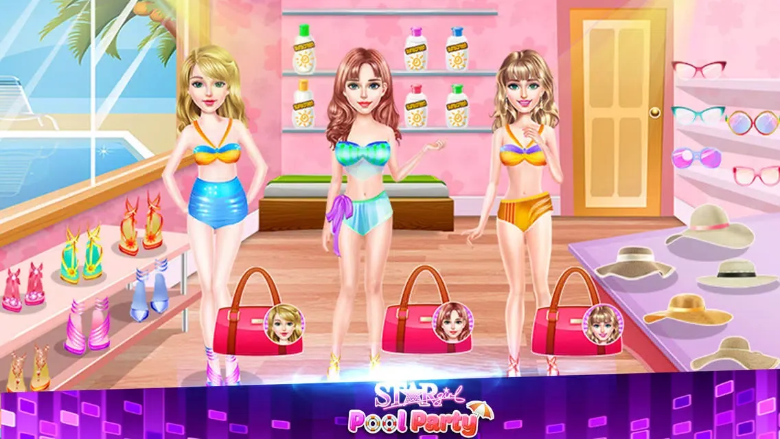 Star Girls Pool Party سکرین شاٹس
