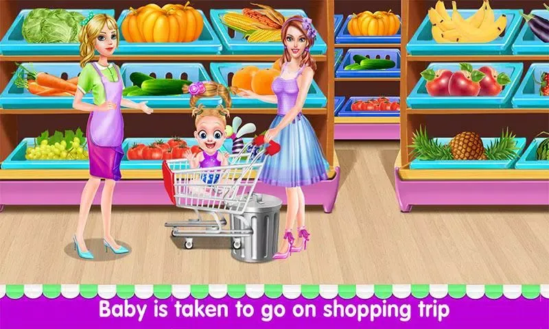 Capturas de pantalla de Supermarket With Family Baby