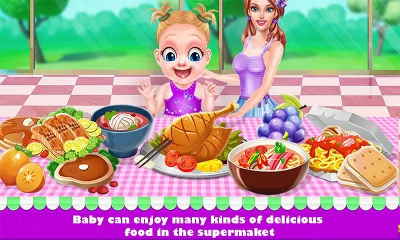 Capturas de pantalla de Supermarket With Family Baby