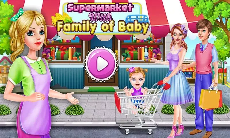 Capturas de pantalla de Supermarket With Family Baby