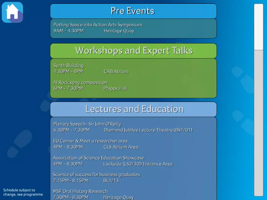 Capturas de tela do Close Up Science Trail iPad 